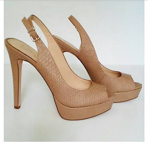 NWOT Jessica Simpson | Nude Snake Skin Pat… - Picture 4 of 8